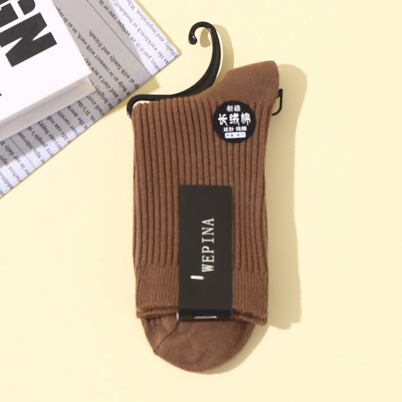 Men’s socks pure cotton camel 5 pairs 1 pack