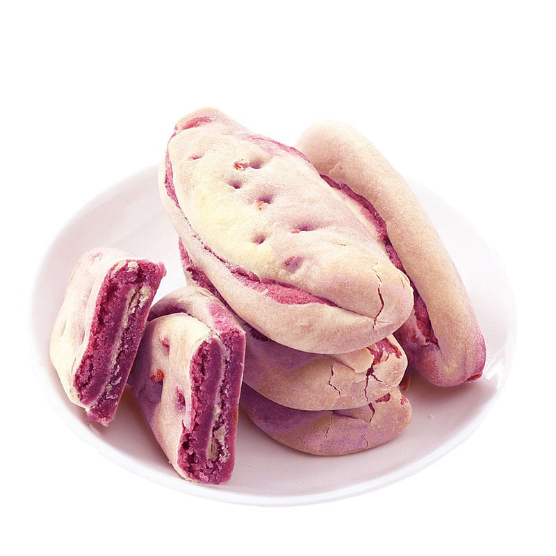 [Wei Zi Yuan] Purple potato and taro cake 1pc 50 g