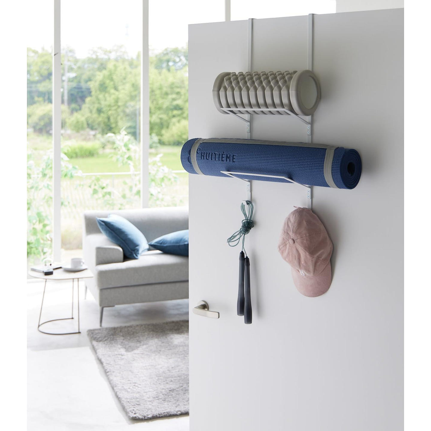 Over-the-Door Fitness Equipment Hanger – Steel WH 1 each