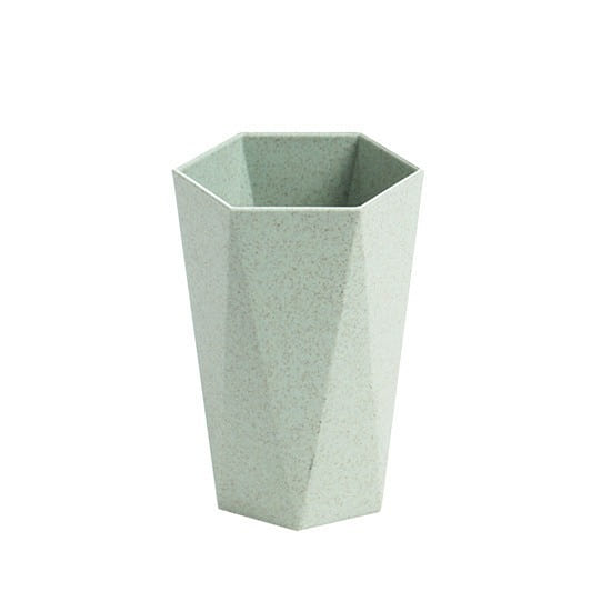 2 Count/Pack-Green-Thickened Diamond-Shaped Mouthwash Cup 1 개