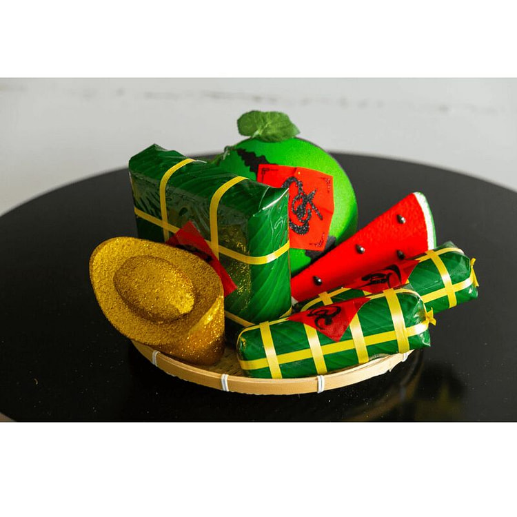 Tet & New Year Lucky Melon Decoration Combo 8 inch 6 count