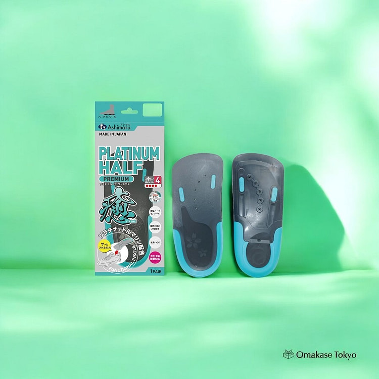 ASHIMARU 不对称半鞋垫 - 蓝色 L 110 克