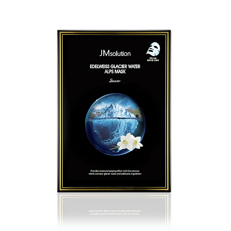JM 肌司研雪绒花阿尔卑斯冰川水面膜 10片 1 盒