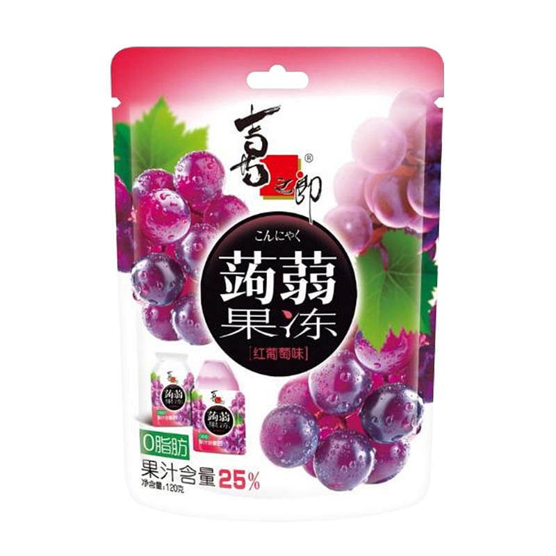 [2 bags =12 small bags] Xizhilang Amorphophallus Jelly tastes like red grapes 240 g