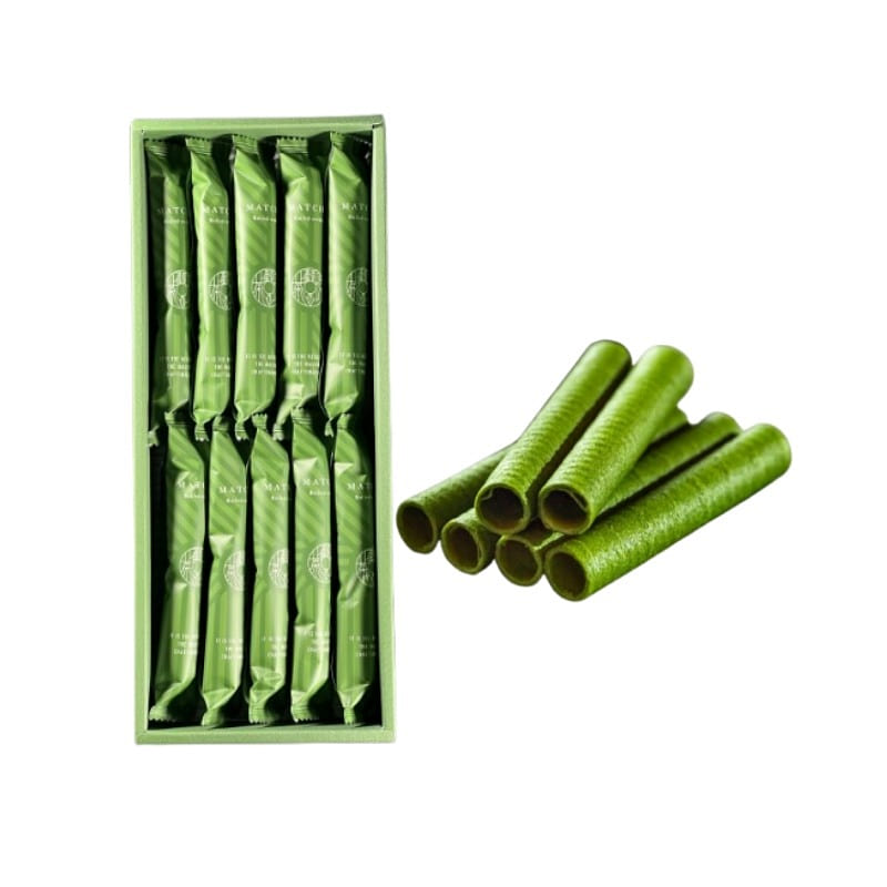 Cha no Wa Strong Matcha Rolls 10 Rolls 1 box