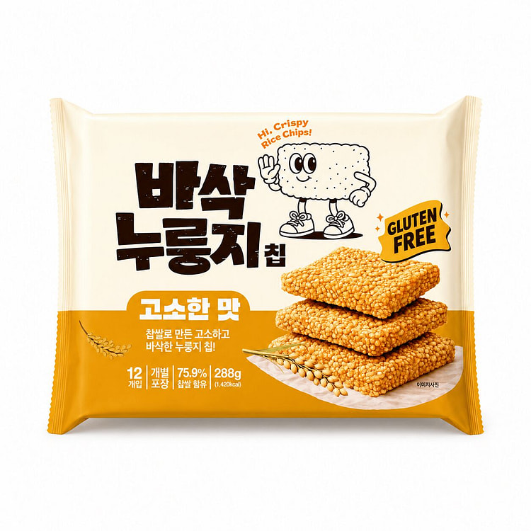 Crispy Nurungji Rice Chips, Toast Flavor, 10.16 oz 1 each