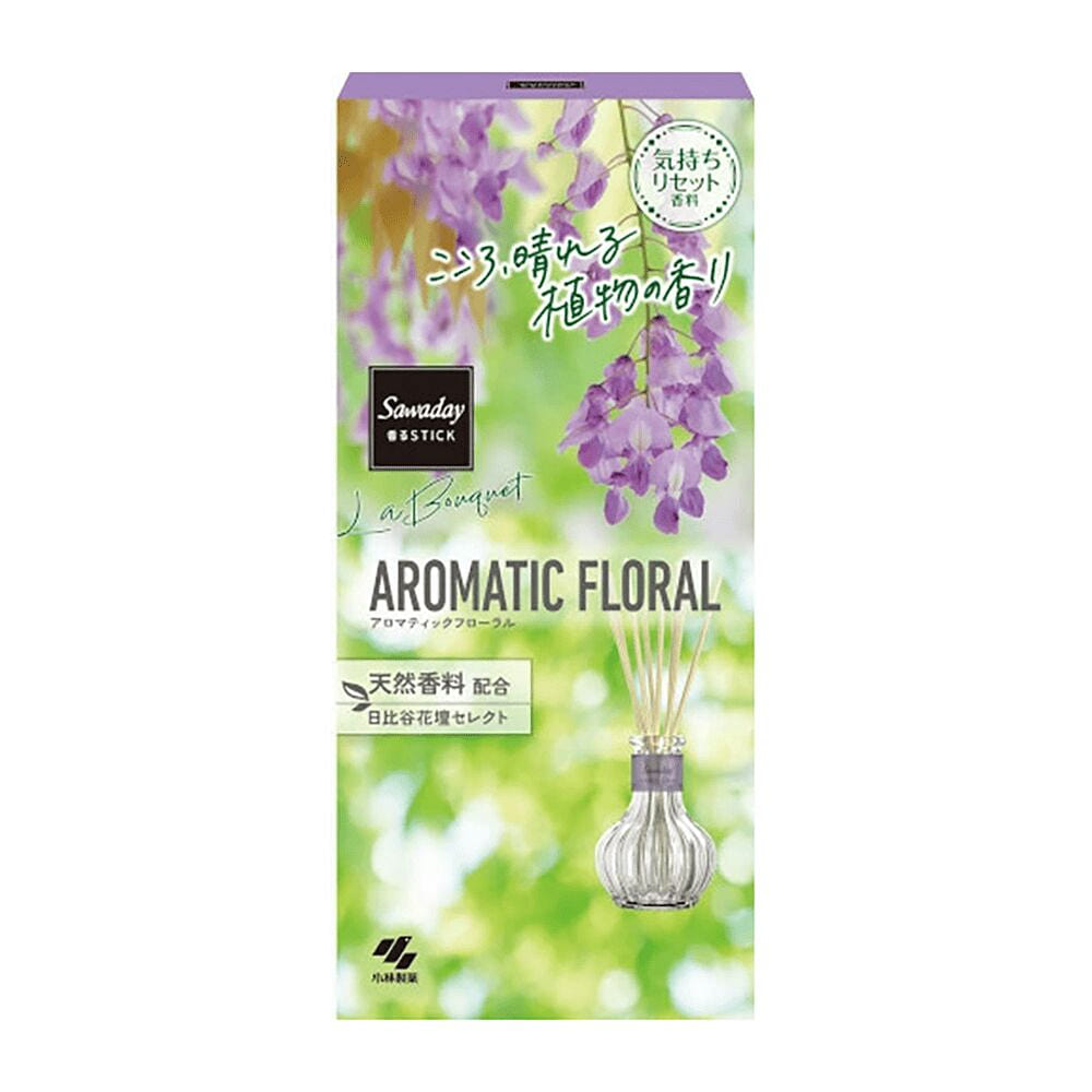 サワデー 香るスティック アロマティックフローラル 日比谷花壇セレクト ディフューザー本体 70 ml