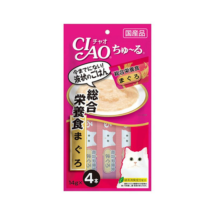 CIAO伊纳宝 金枪鱼猫条14g*4根