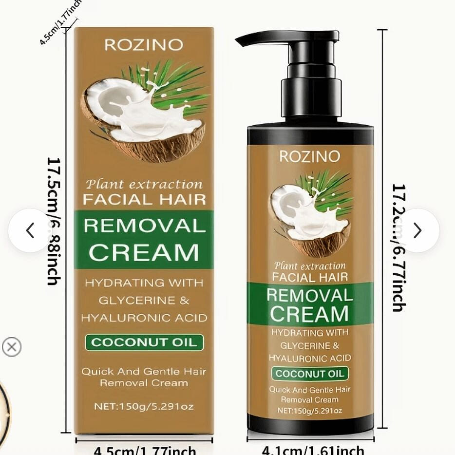 3 Month Effectiveness, 150g Coconut Hair Removal G 1 can