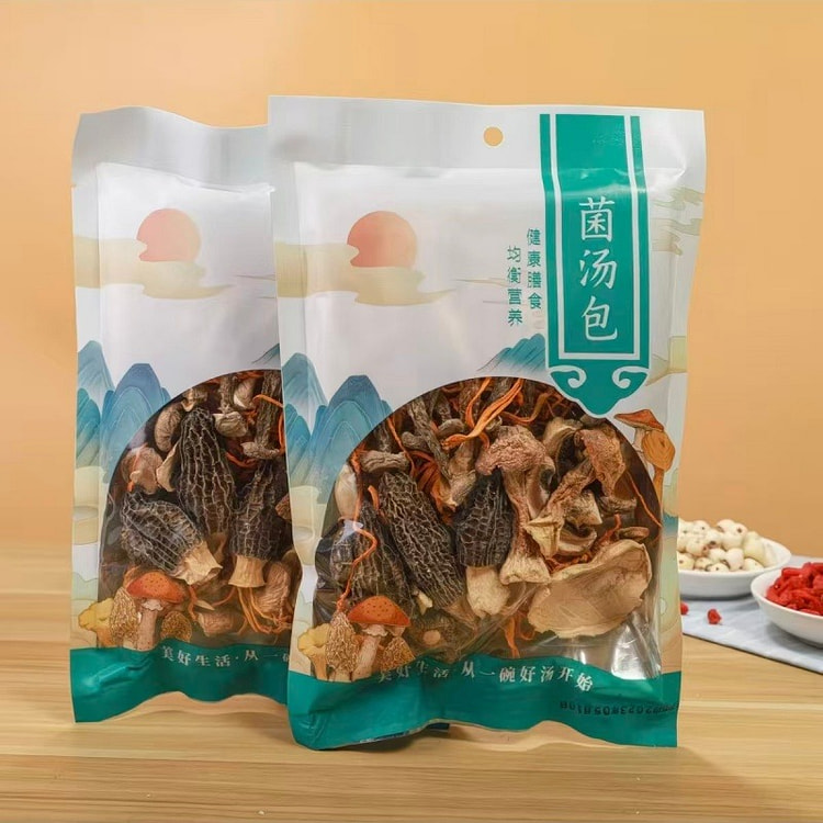 云南特产七彩菌汤包菌菇汤料煲汤干货食材50g*1包 50 克