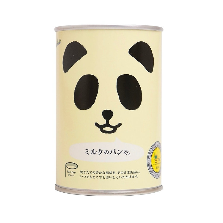 熊猫面包罐头牛奶果冻味 100g