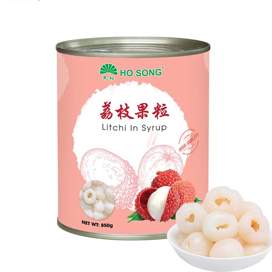Vải thiều cao cấp ngâm siro | Topping trà sữa 1.87 lb