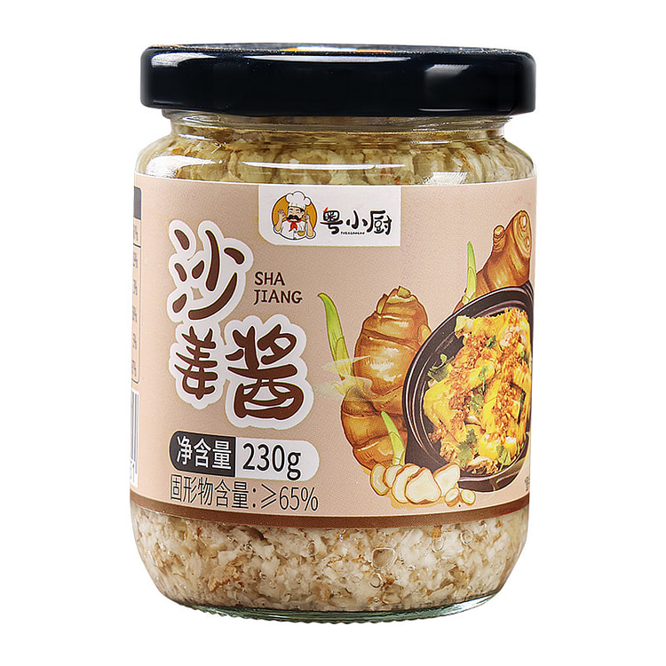 粤小厨广东沙姜酱广式白切鸡猪肚蘸料230g*1瓶