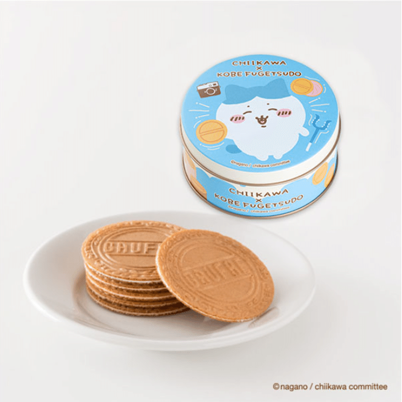 Kobe Fugetsudo Hachi Sandwich Biscuits 6 pieces 1 box