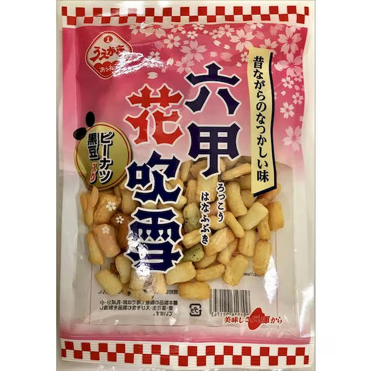 Uegaki Beika Rokko Hanafubuki Arare 70g 1 each