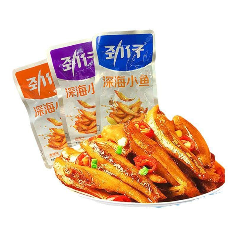 Jinzai Deep Sea Fish Snacks Mixed Flavor12g*10bag 120 g
