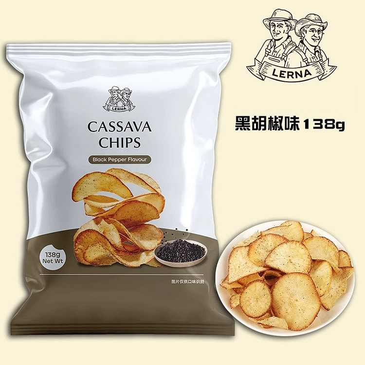 Black pepper flavored cassava chips 138g*1 bag