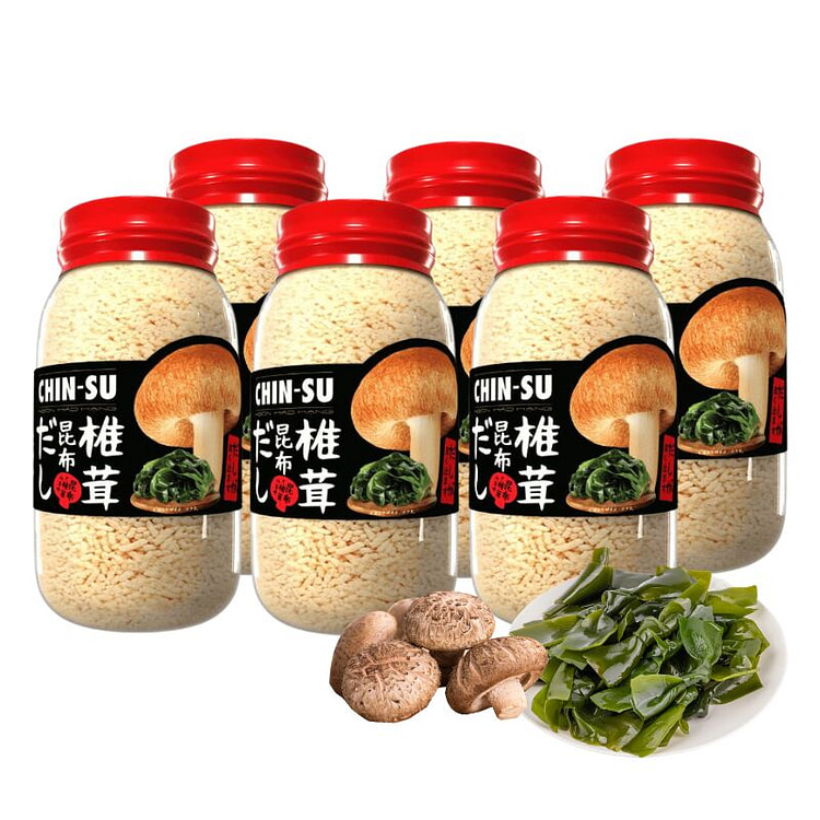 Chin-Su Hạt Nêm Nấm Hương Đậm Đà Chay Thanh (Combo 6 Hũ)