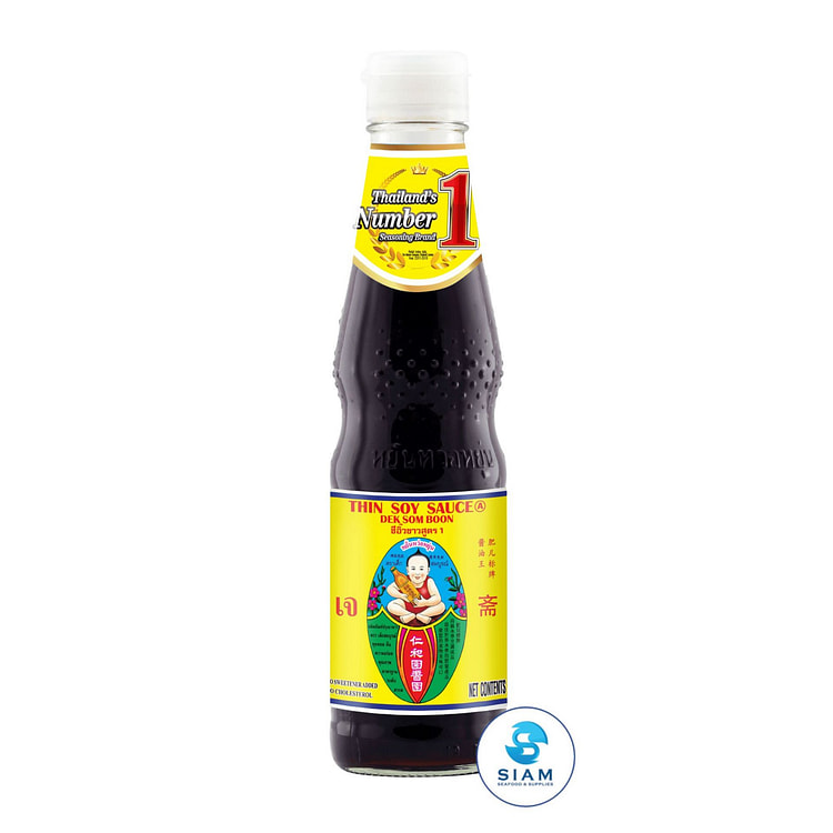 DEK SOM BOON Thin Soy Sauce A 300ml, Vegan 10.14 fl.oz