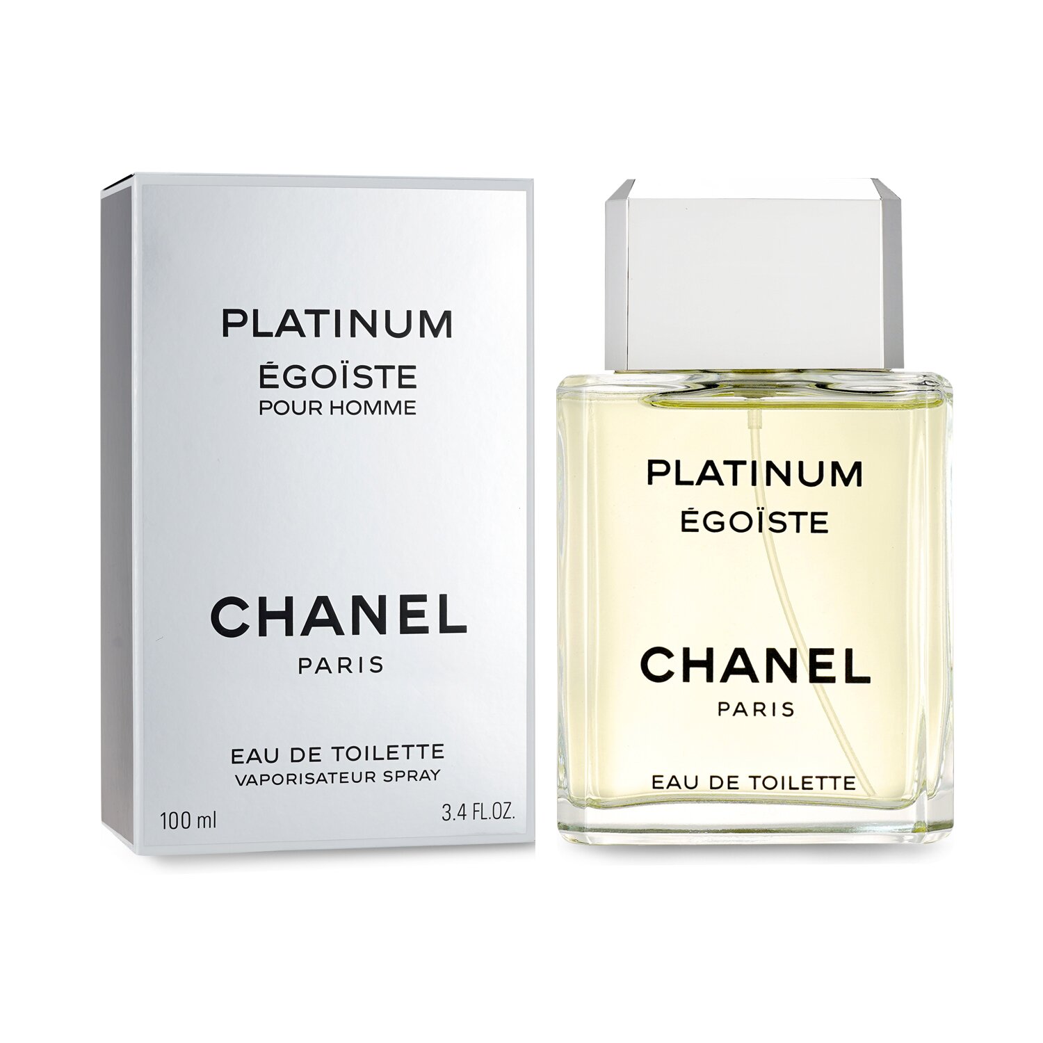 Chanel Egoiste Platinum Eau De Toilette Spray 100ml/3.4oz - Weee!