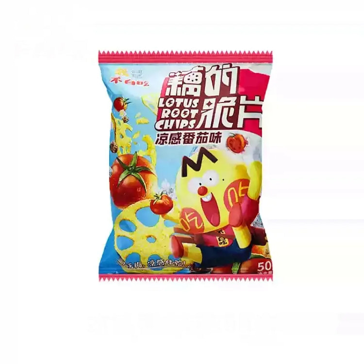 藕的脆片 下午茶 即食 零食 55g -凉感番茄味