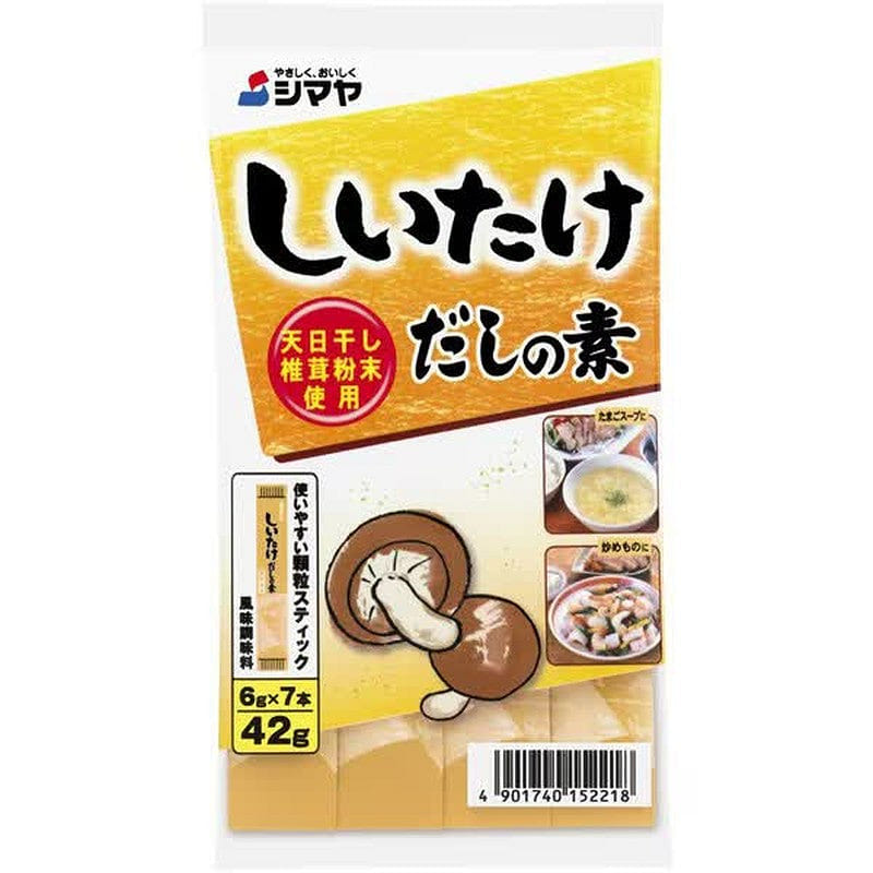 Shimaya Shiitake Mushroom Stock 6g*7 42g 1 each