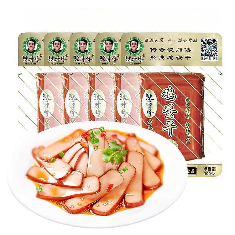 Egg and tofu skin snack 100g*5 bags