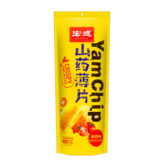 Hongtu Yam Chips (Tomato Flavor) 90 g