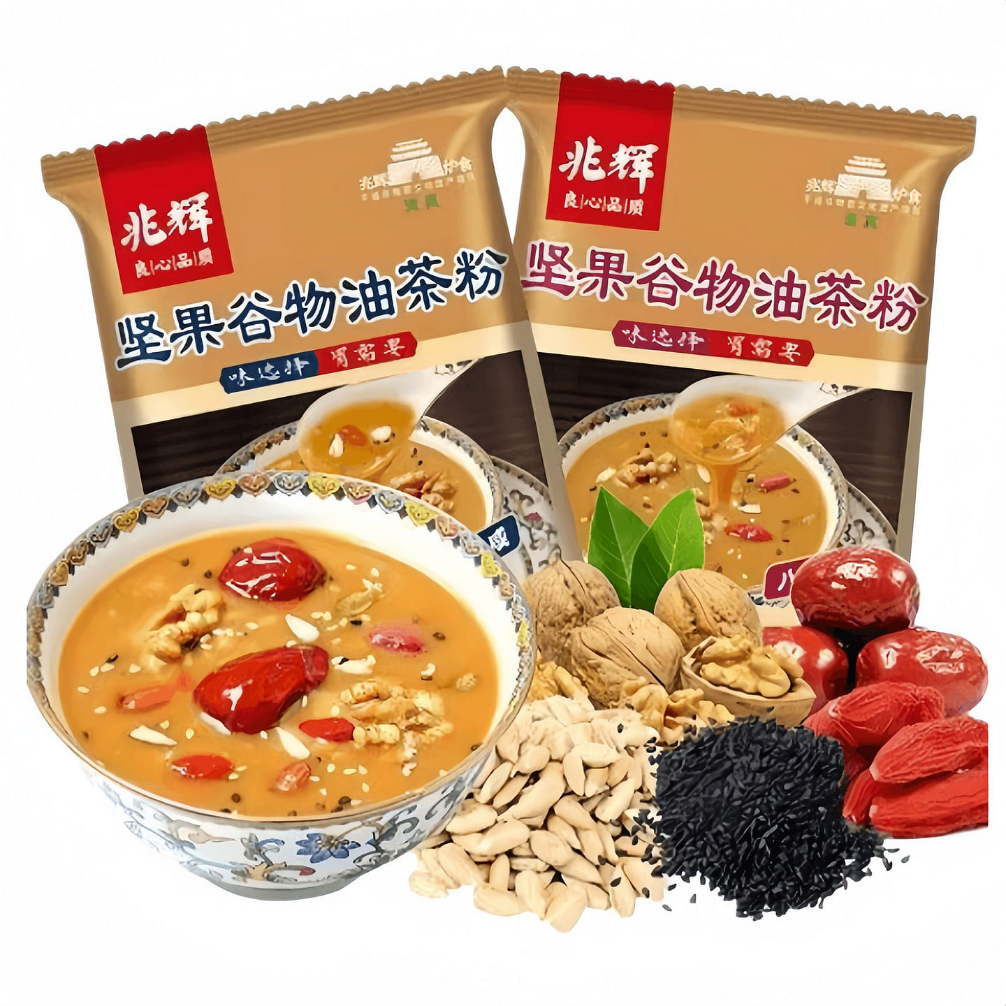 Zhaohui Nut Cereal Tea Powder 5 Bags 205 g