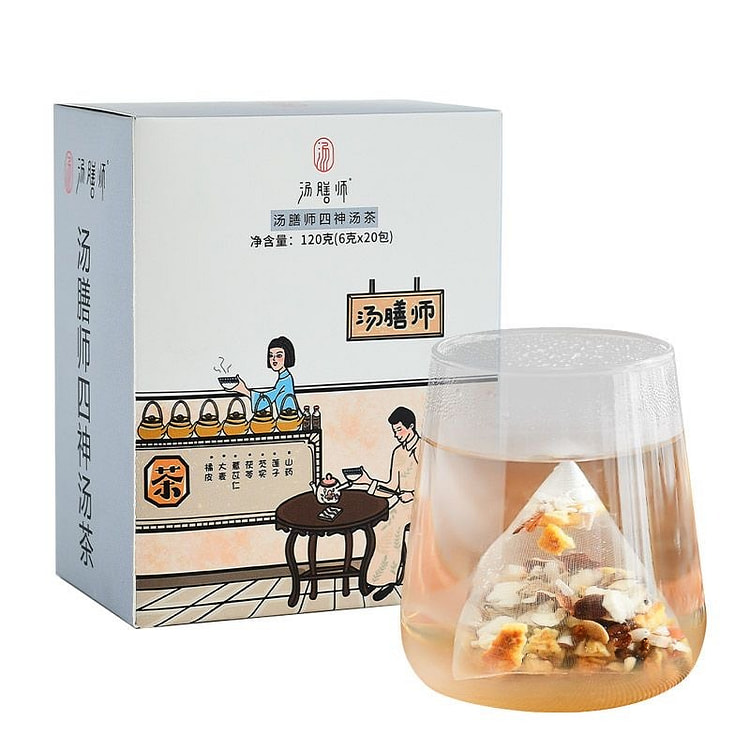 Si Shen Tang Tea Pack Fu Ling Si Shen Tea