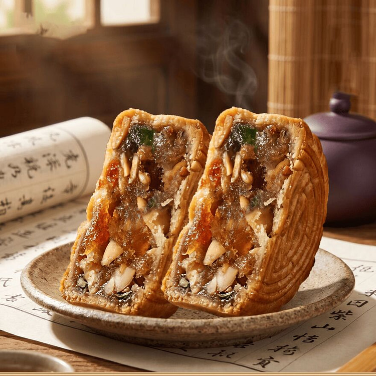 城上村 五仁月饼4个 300 克