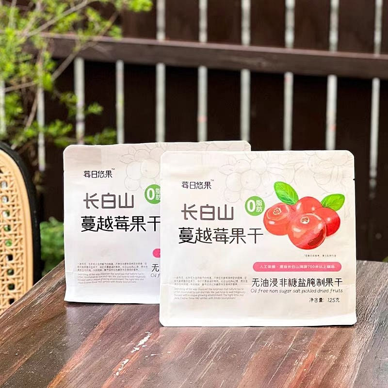 Changbai Mountain Dried Cranberries 125g * 1 bag 125 g