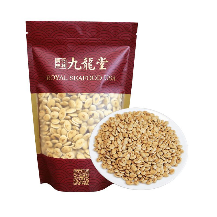 九龍堂 炒白扁豆/眉豆 健脾杂粮 粥羹炖汤养胃祛湿 8 盎司