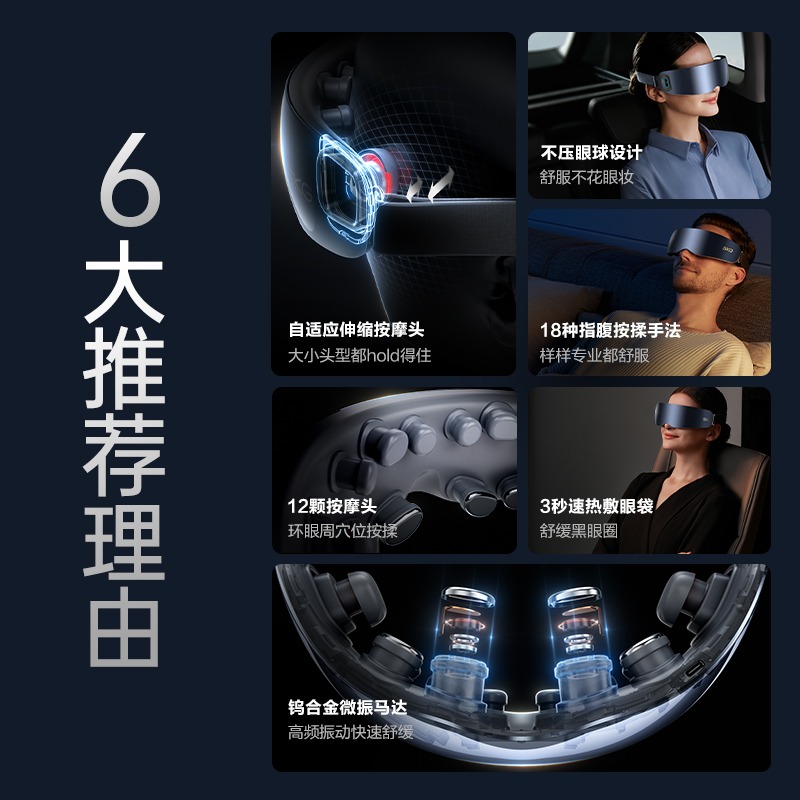 SKG Eye Massager K5 Silver Gradient - Weee!