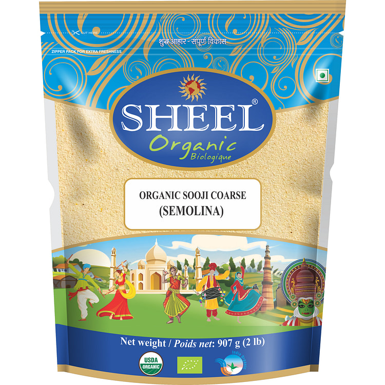 Organic Sooji Coarse / Semolina 2 Lb (907g)
