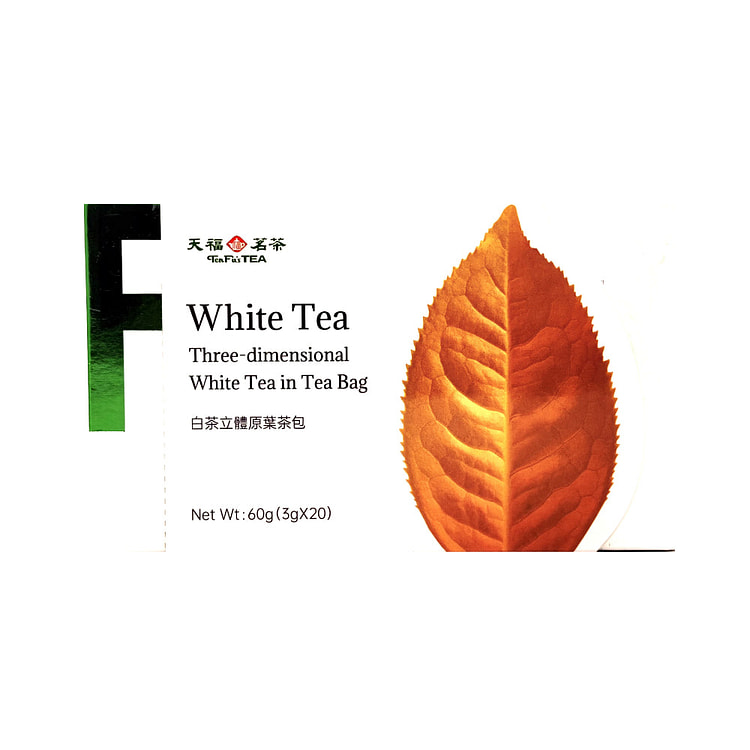 【天福茗茶】 白茶立体原叶茶包 3gx20入