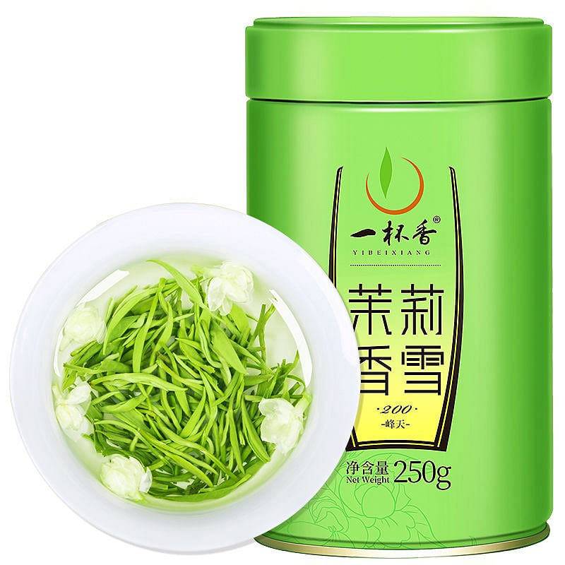 A Cup of Fragrance Jasmine Tea Green Tea Herbal Tea Leaves Strong Fragrance 250g 250 g