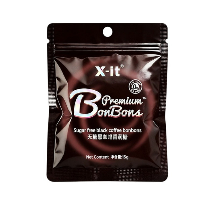 xit无糖黑咖啡香润糖袋装15g VC冰美式润喉糖 1 包