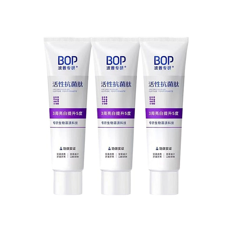 BOP Antibacterial Peptide Toothpaste 20g*3Pcs 120 g