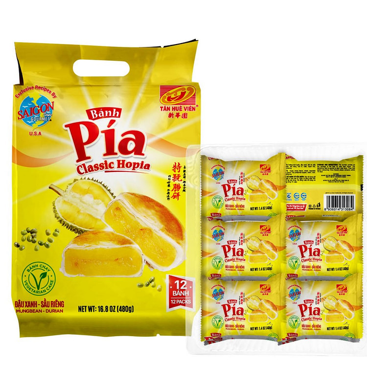新顺化园经典福比亚蛋糕 绿豆榴莲