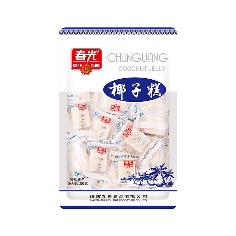 春光 椰子糕（原味）椰子软糖海南特产糖果椰香1袋 200 克