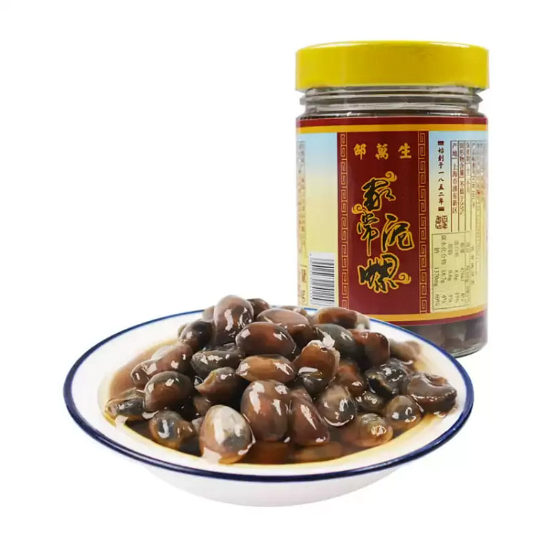 上海邵万生家常黄泥螺225g即食下酒菜咸味海鲜醉泥 1 瓶