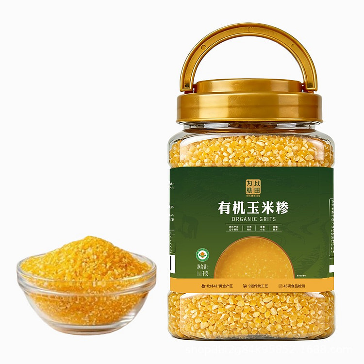 有机玉米糁1.1kg 1 罐
