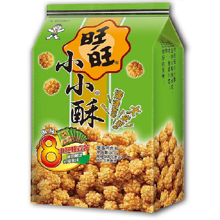 Want Want Mini Crispy Scallion Chicken Flavor 200g 200 g