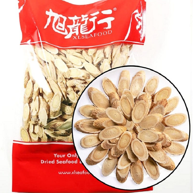 XLSEAFOOD CHINA Grade Premium Nature Unsulphure Milkvetch small slice 227g 0.5LB 8 oz