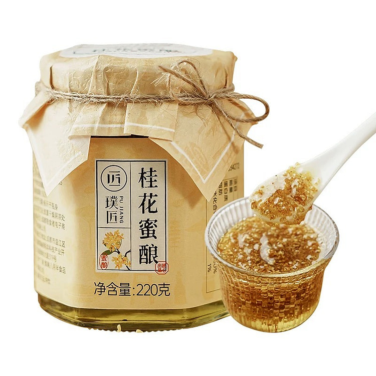 【璞匠】 桂花蜜酿 桂花甜酱 抹面包 泡水喝 1瓶 220 克