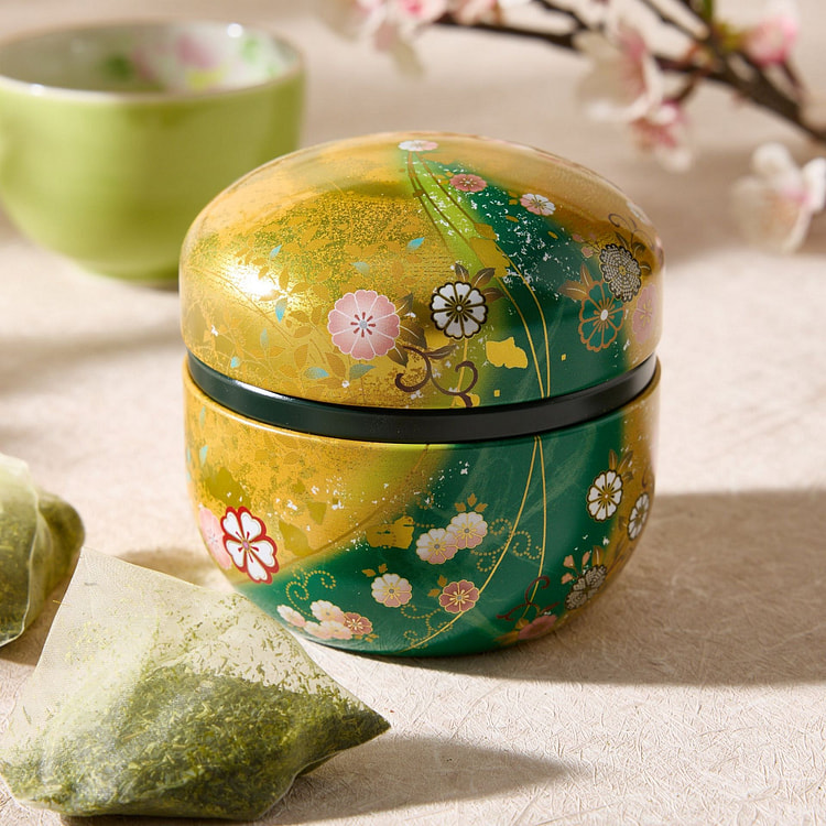 Suzuko Ryokucha Tea, Green Sakura Canister (6...