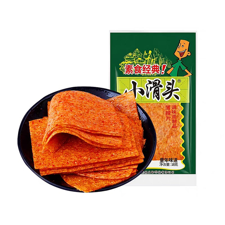小滑头大辣片 经典儿时怀旧零食即食薄辣条 18g 1 包
