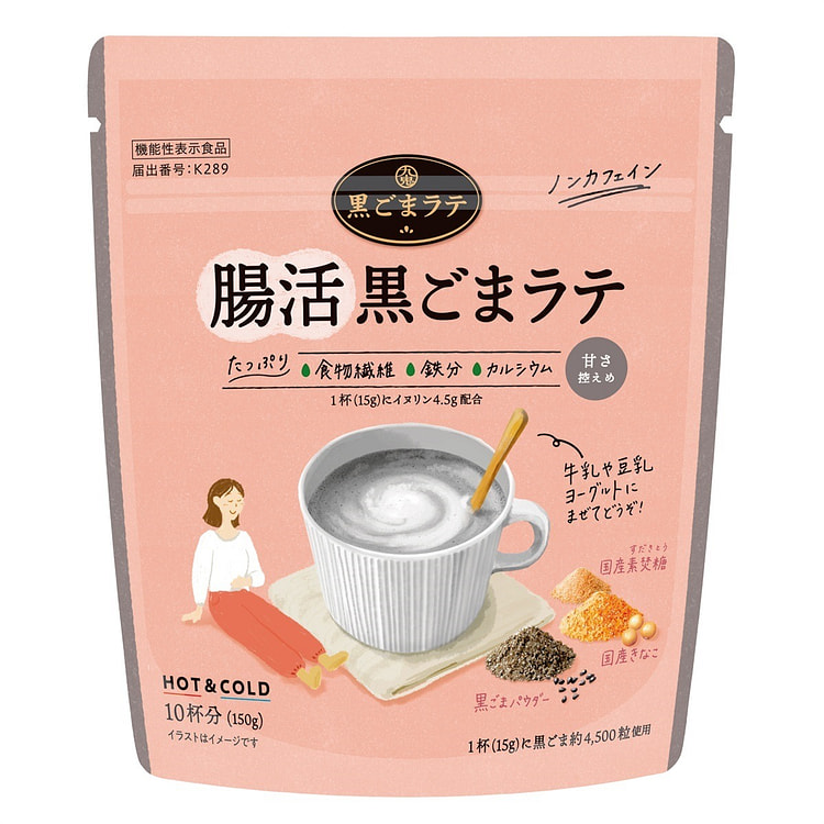 九鬼 促进肠道健康黑芝麻拿铁 150 克