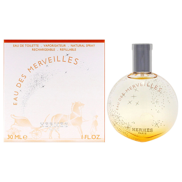 オー デ メルヴェイユ by エルメス 女性用 - 1 オンス EDT スプレー (詰め替え可能) 1 オンス
